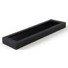 Bandeja Amenities ABS Preta 4,9x17,7cm